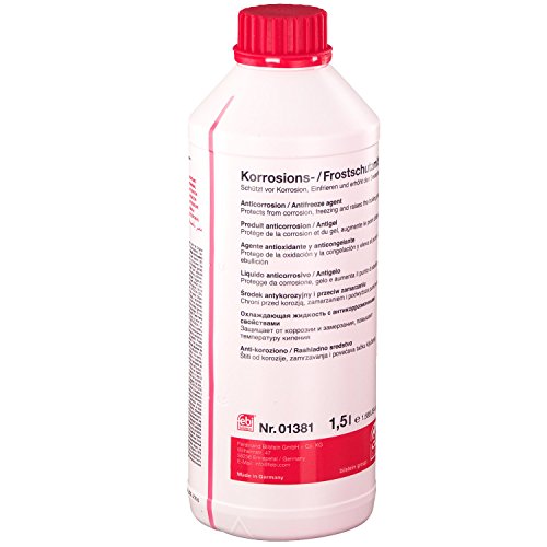 febi bilstein 01381 Frostschutzmittel G12 für Kühler (rot) 1,5 Liter