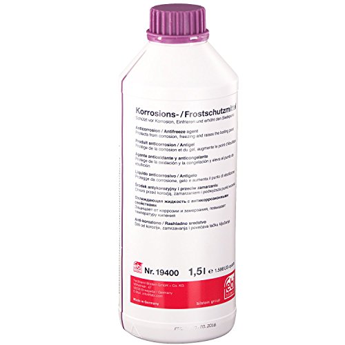 febi bilstein 19400 Frostschutzmittel G12+ für Kühler (lila) 1,5 Liter