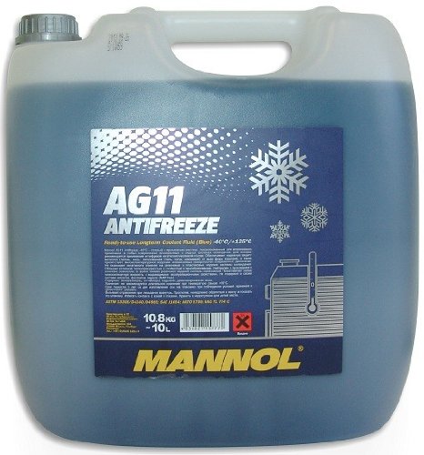 MANNOL Antifreeze AG11 -40 Kühlerfrostschutz Kühlmittel 10L MN4011-10